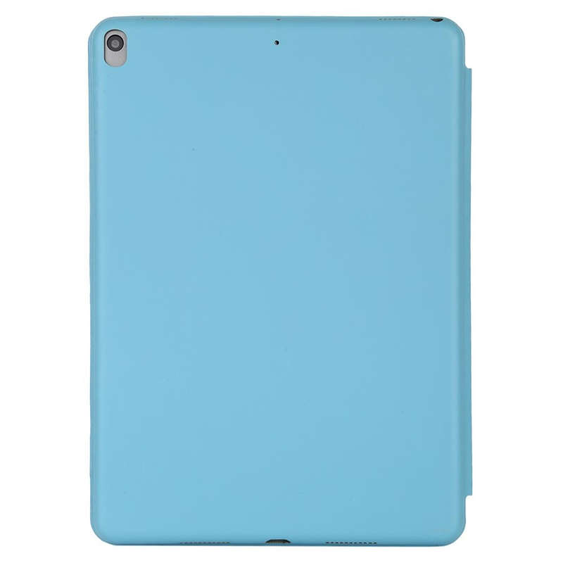 For iPad Air 3 10.5 inch Horizontal Flip Smart Leather Case with Three-folding Holder(Sky Blue)
