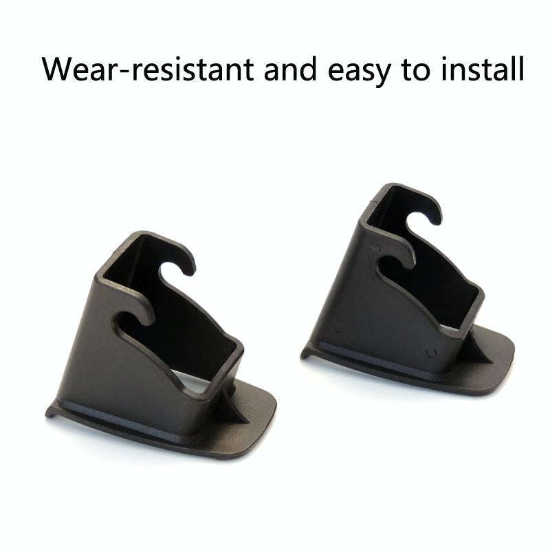 10 Pairs CSJY-4001 Car Child Safety Seat Interface Guide Slot(Black)