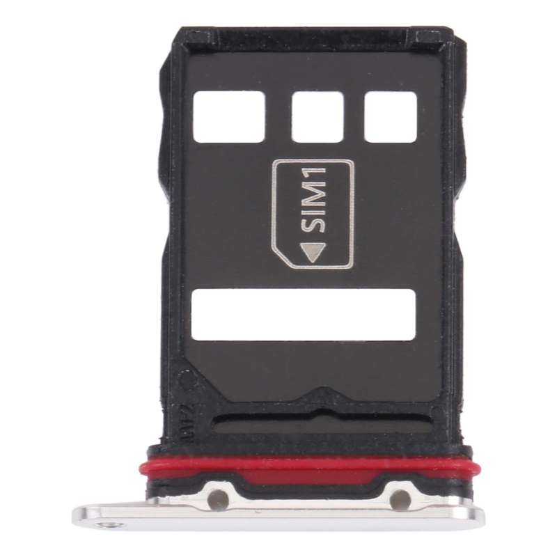 SIM Card Tray + NM Card Tray for Huawei P50 Pro (White)
