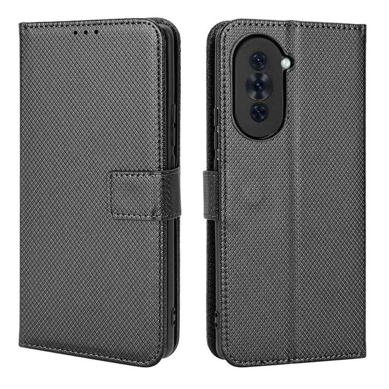 For Huawei nova 10 Pro Diamond Texture Leather Phone Case(Black)