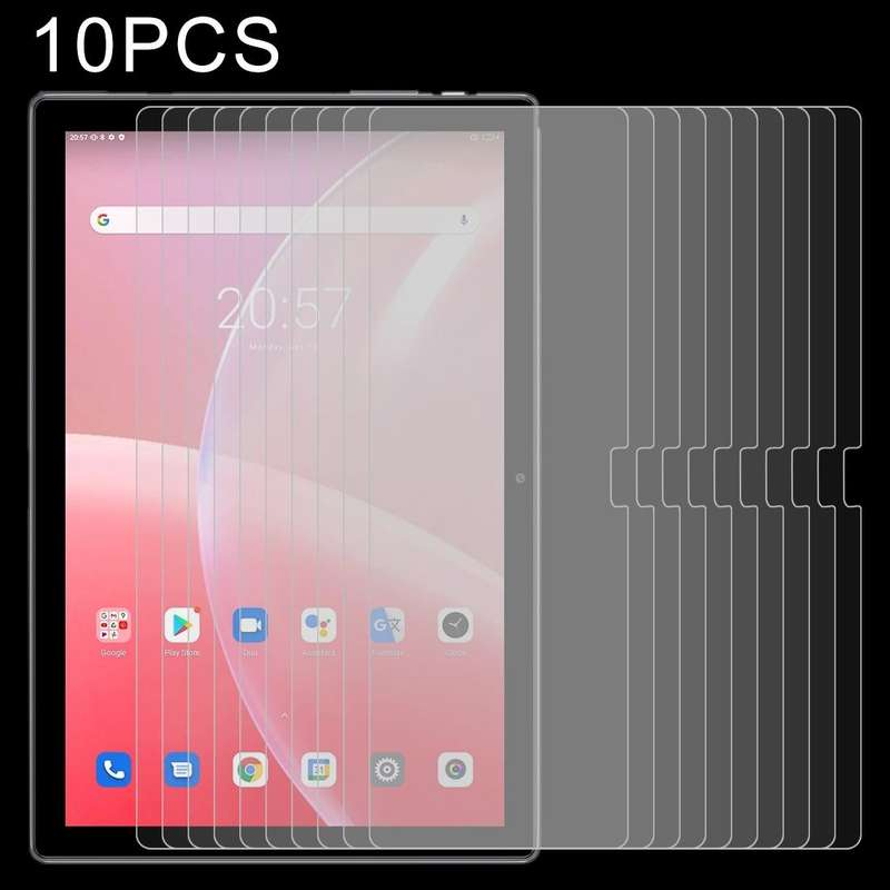 For Blackview Tab 9 4G 10 PCS 0.26mm 9H 2.5D Tempered Glass Film