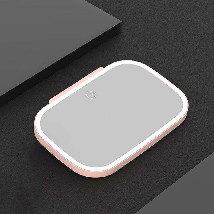 Car Sun Visor Makeup Mirror With LED Light(Pink)