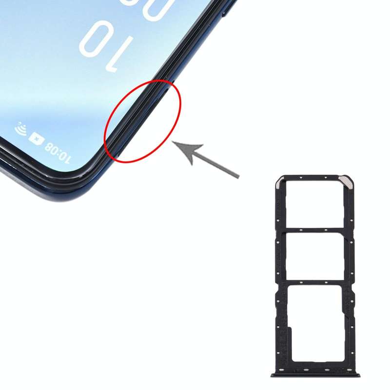 For OPPO A91/F15/Reno3 4G/Reno3 Youth CPH2001 CPH2021 PCPM00 SIM Card Tray + SIM Card Tray + Micr...