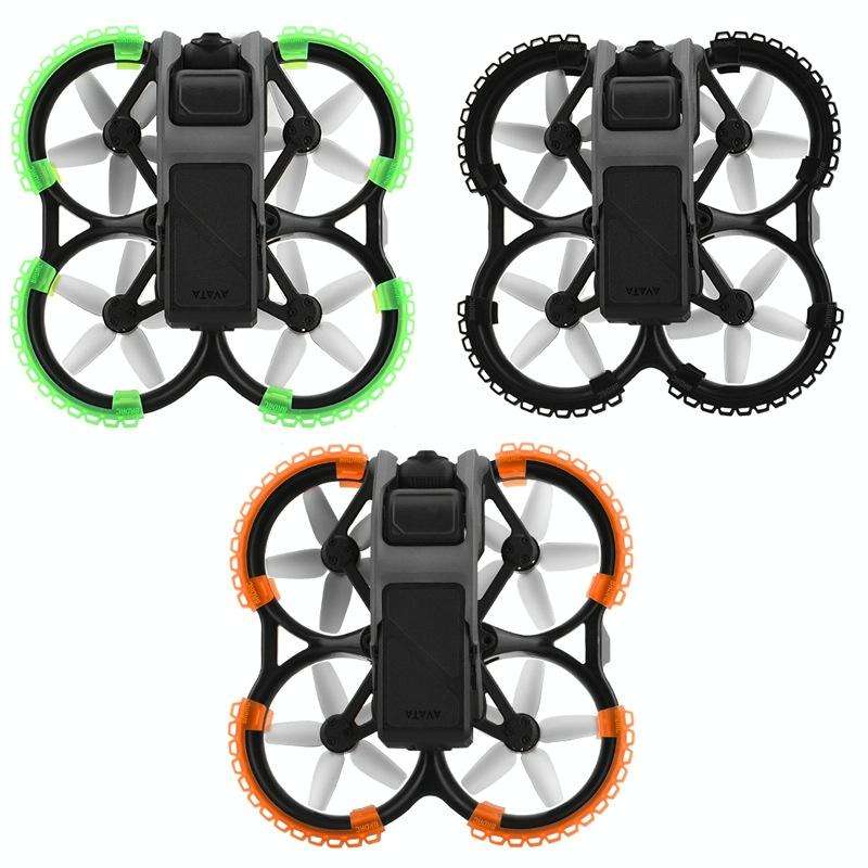 For DJI Avata BRDRC-9604 4pcs Drone Propeller TPU Protective Guard UAV Bumper Anti-collision Ring...