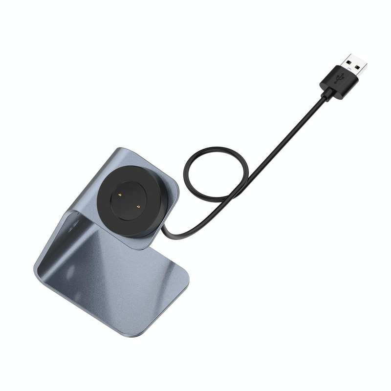 For Huawei Watch GT 2 / GT / GT 2e Universal Aluminum Alloy Magnetic Charger Holder(Grey)