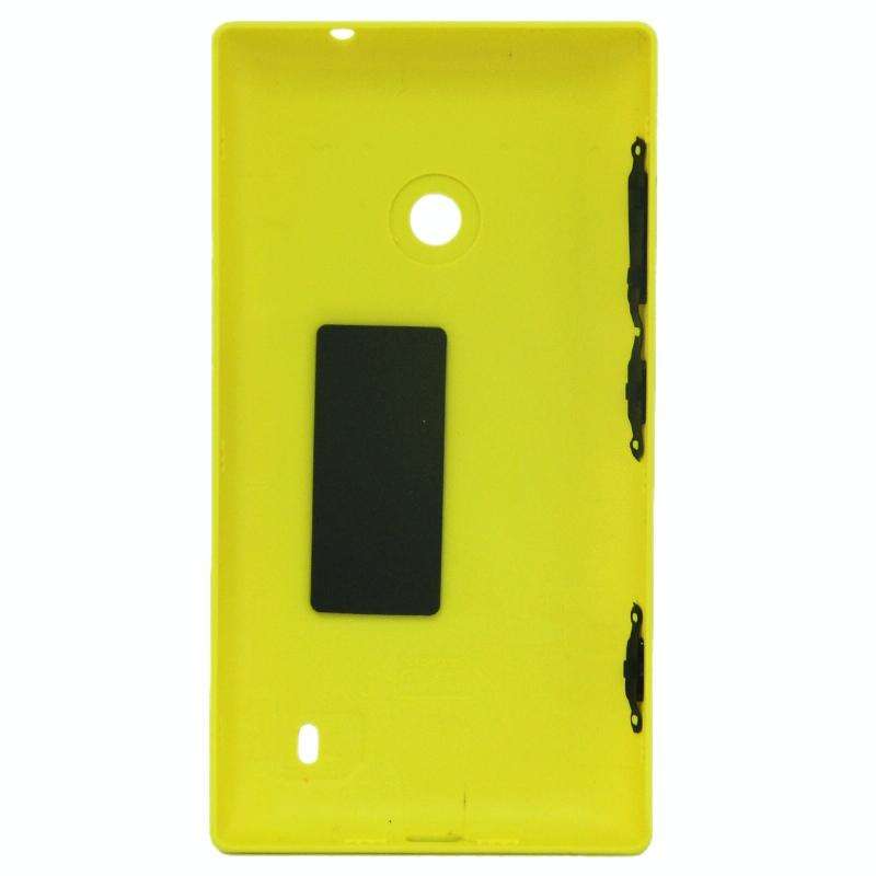 Plastic Back Housing Cover for Nokia Lumia 520(Yellow)
