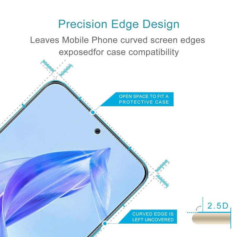 For Honor 90 Lite 0.26mm 9H 2.5D Tempered Glass Film