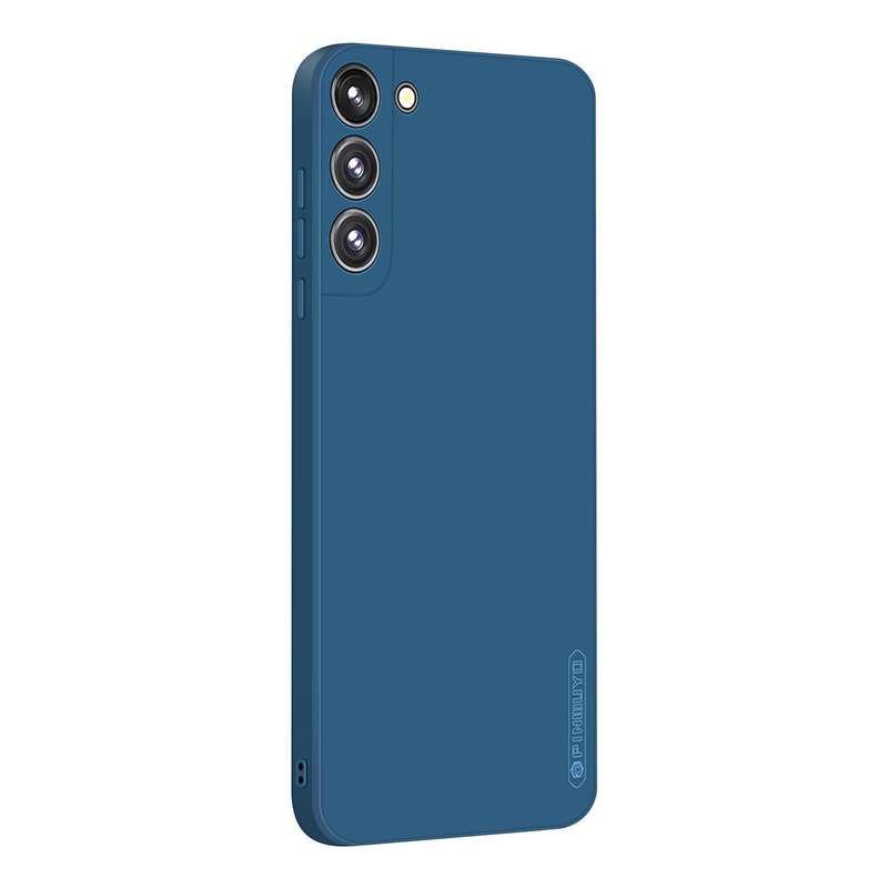 For Samsung Galaxy S22+ 5G PINWUYO Liquid Silicone TPU Phone Case(Blue)
