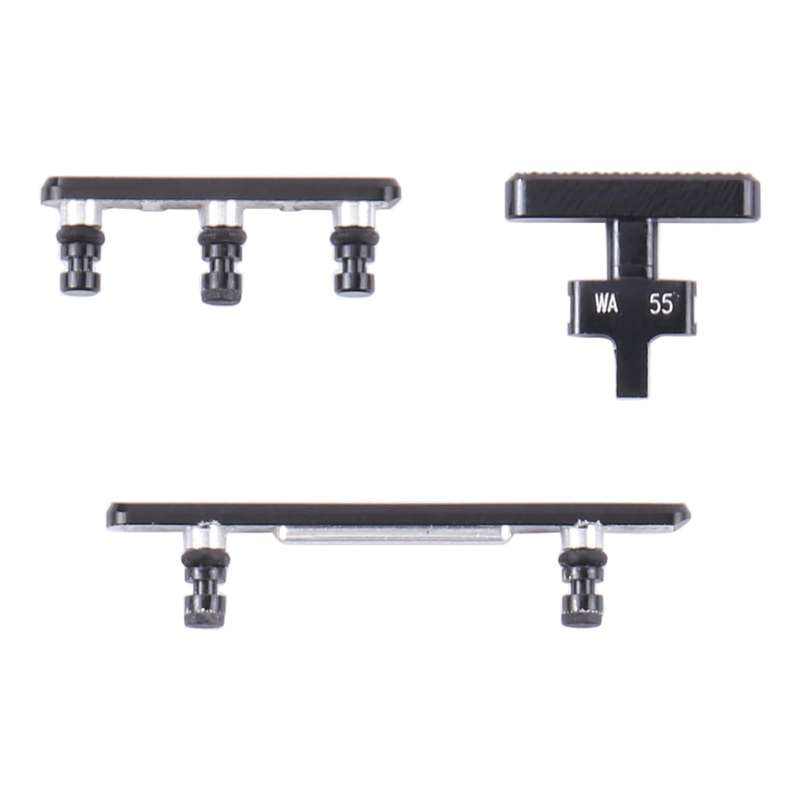 For OnePlus 6 Power Button + Volume Control Button(Frosted Black)