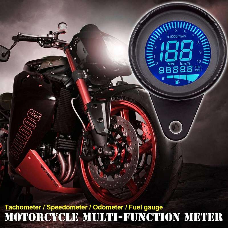 CS-636B1 Motorcycle Multi-functional Modification Instrumentation Motorcycle Odometer Speedometer...