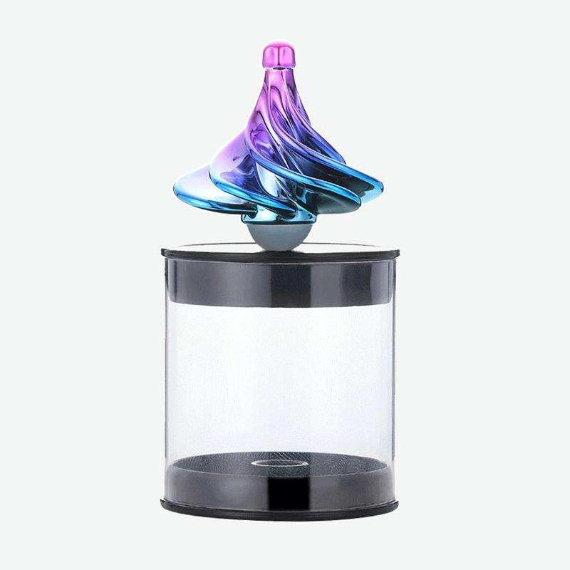 Air Aerodynamic Wind Gyroscope Blown Spin Silent Stress Relief Toys WinSpin Wind Fidget Spinner(G...