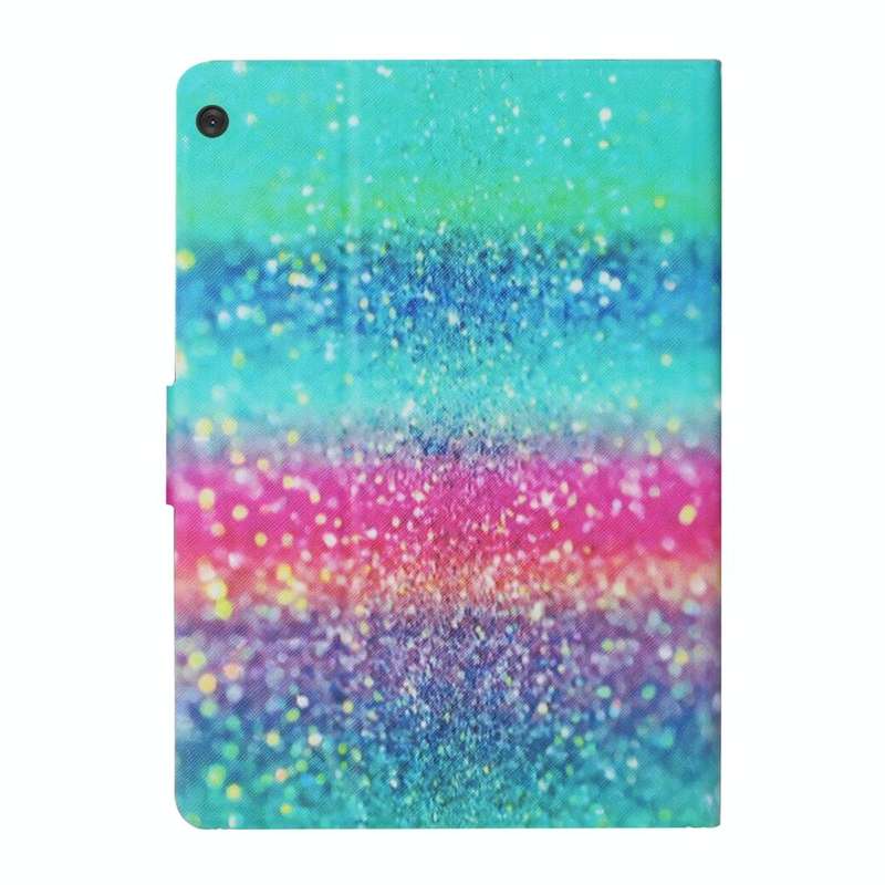 For Lenovo Tab M10 X605F X505 Colored Drawing Pattern Horizontal Flip Leather Case with Holder & ...