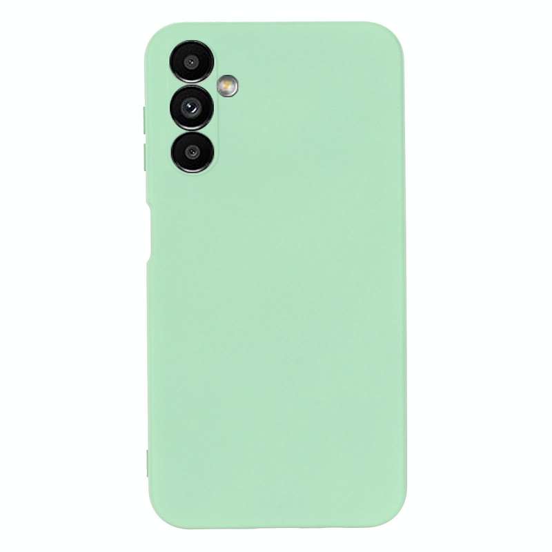 For Samsung Galaxy A14 5G Solid Color Liquid Silicone Shockproof Full Coverage Phone Case(Green)