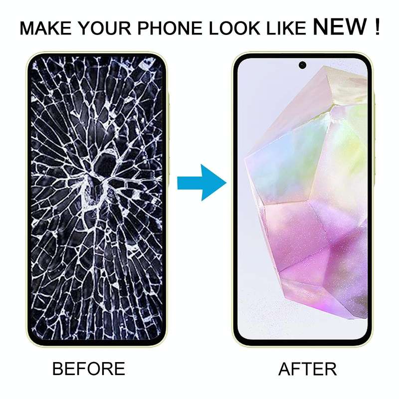 For Samsung Galaxy A35 SM-A356B TFT LCD Screen Digitizer Full Assembly with Frame, Not Supporting...