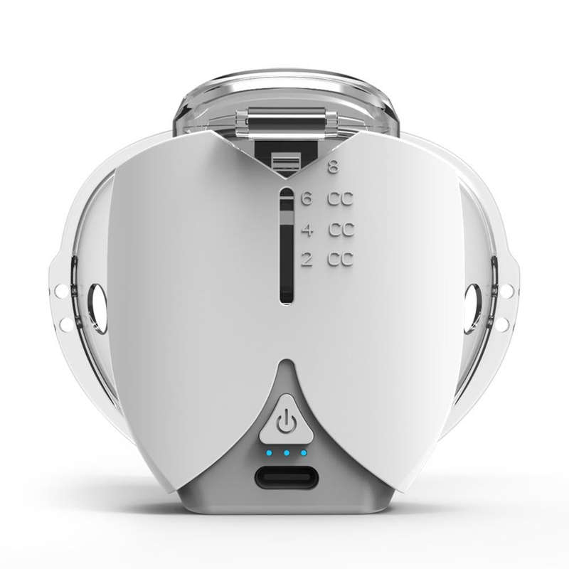 Hands-free Wearable Micro-mesh Nebulizer for Adults and Children ,Style: With US Plug(Silver White)