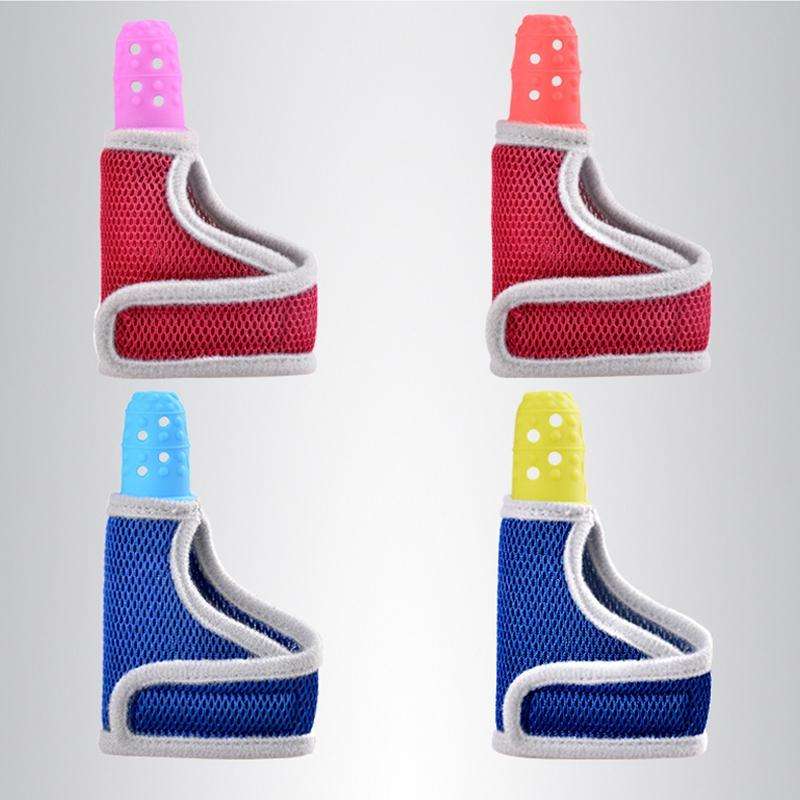 ZT001 Baby Silicone Molar Finger Cots Children Anti-Bite Hand Breathable Thumb Cots Teether Mater...