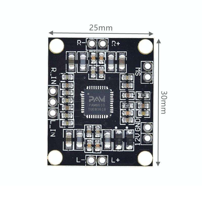 XH-M181 PAM8610 Digital Power Amplifier Board 2x15W Two-channel Amplifier Board