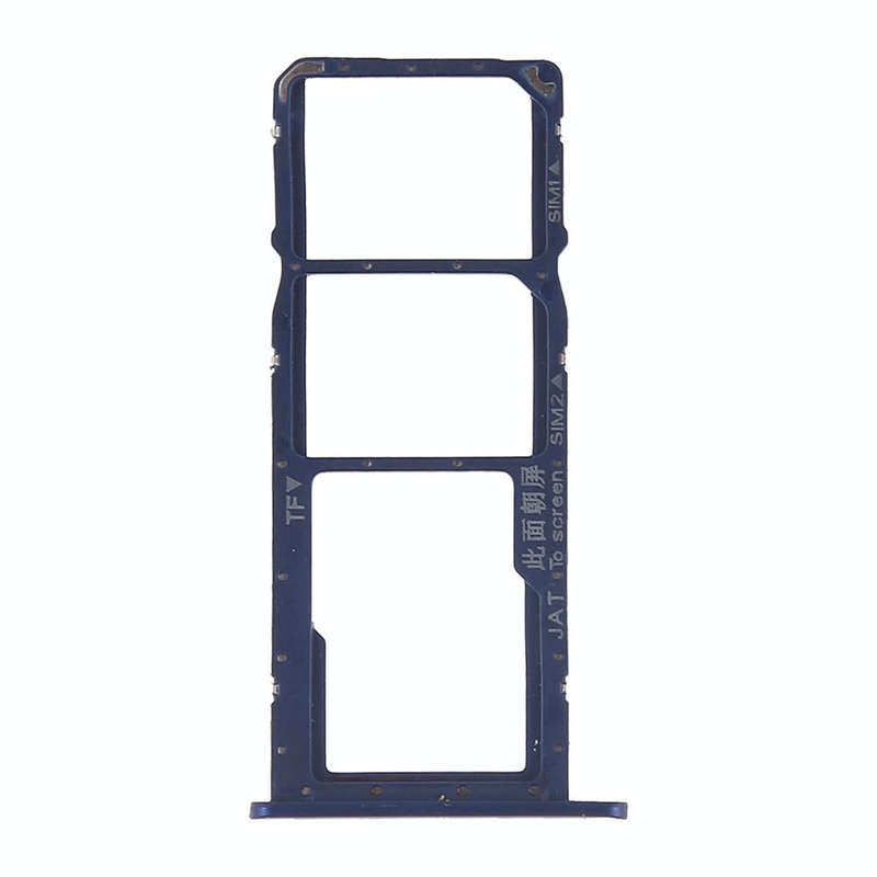 SIM Card Tray + SIM Card Tray + Micro SD Card for Huawei Honor Play 8A (Blue)