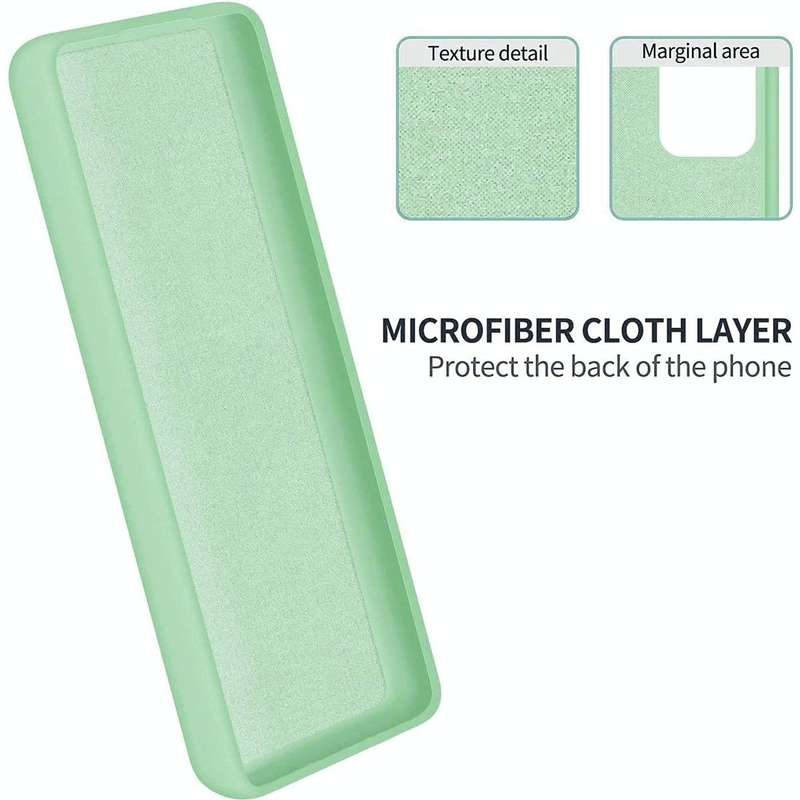 For vivo Y36 4G Pure Color Liquid Silicone Shockproof Phone Case(Green)