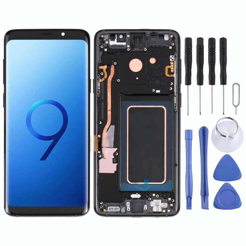 Super AMOLED LCD Screen for Galaxy S9+ / G965F / G965F / DS / G965U / G965W / G9650 Digitizer Ful...