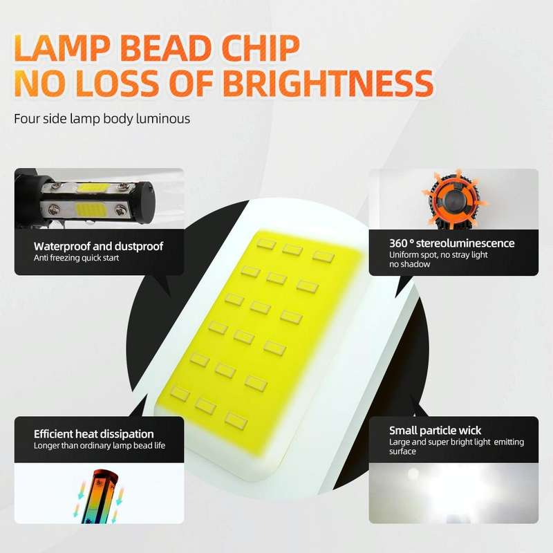 M6 H8 / H9 / H11 2 PCS DC9-36V / 25W / 6000K / 2500LM IP68 Waterproof Car LED Headlight(Cold Whit...