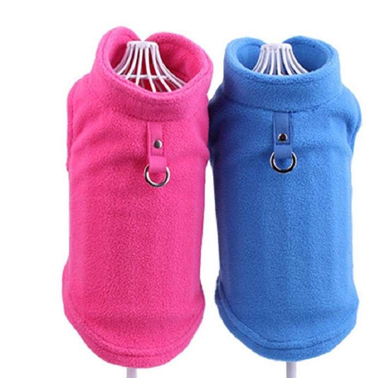 Winter Polar Flannel Pet Clothes French Bulldog Coat Pug Costumes Jacket for Dogs for Puppy Dogs,...