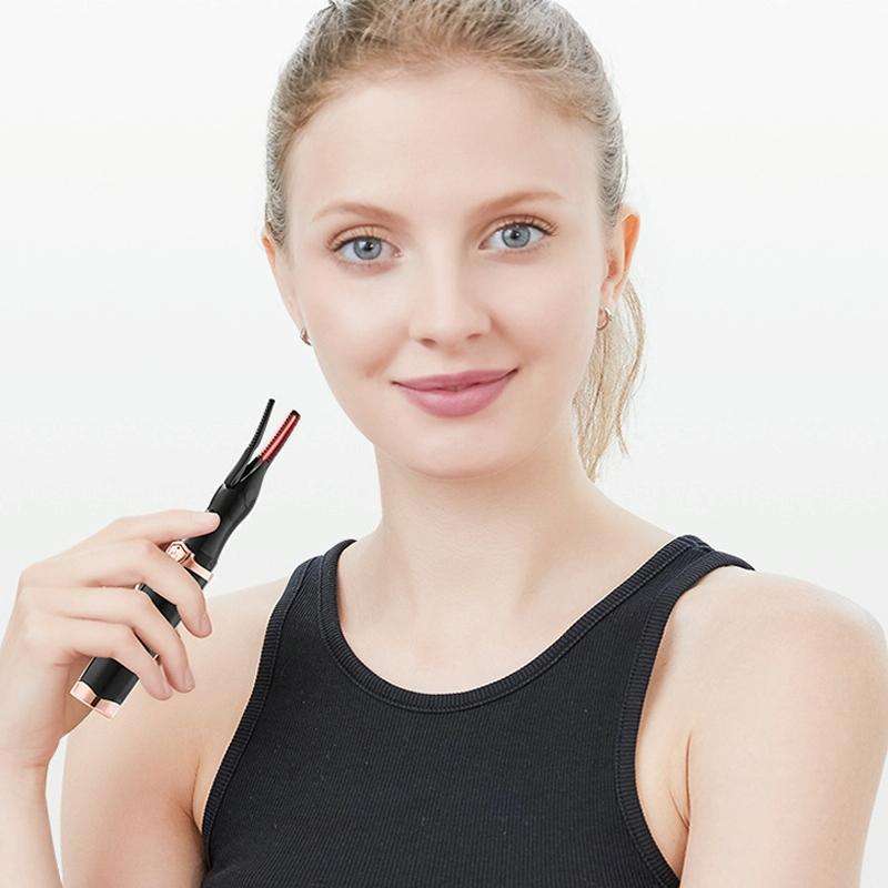 Long-Lasting Styling Smart Electric Eyelash Curler(White)
