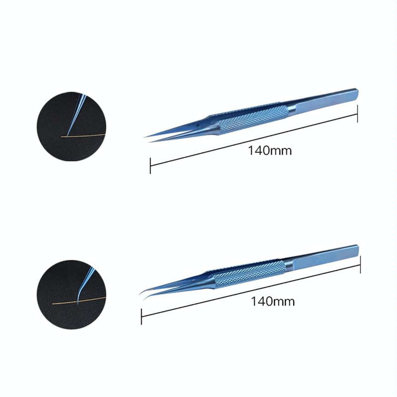 Kaisi Titanium Alloy Tweezers Repair Fingerprint Fly Line Phone Motherboard Precise Antimagnetic ...