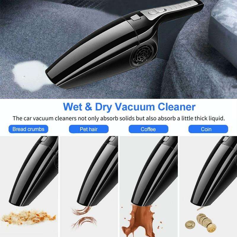 Car Vacuum Cleaner High Power 120W Home Car Dual-use Vacuum Cleaner Powerful Dry and Wet Wired Mo...