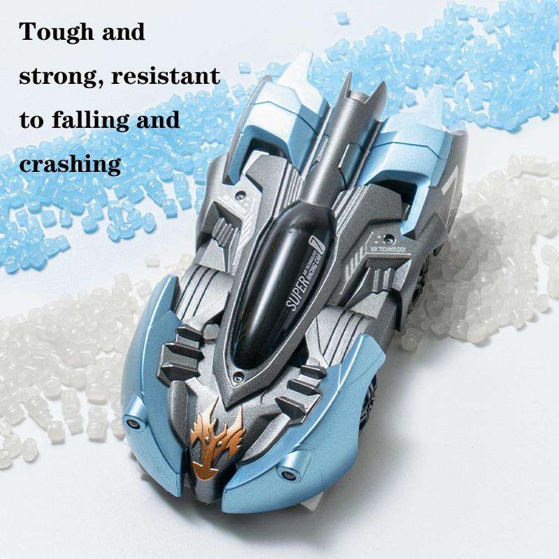 Remote Control Wall Climbing Car Mini Electric Remote Control Car Children Toy(Red Flame Handle R...