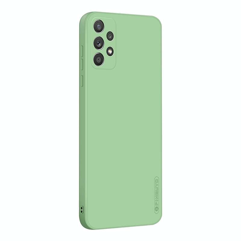 For Samsung Galaxy A52 4G/5G PINWUYO Touching Series Liquid Silicone TPU Shockproof Case(Green)