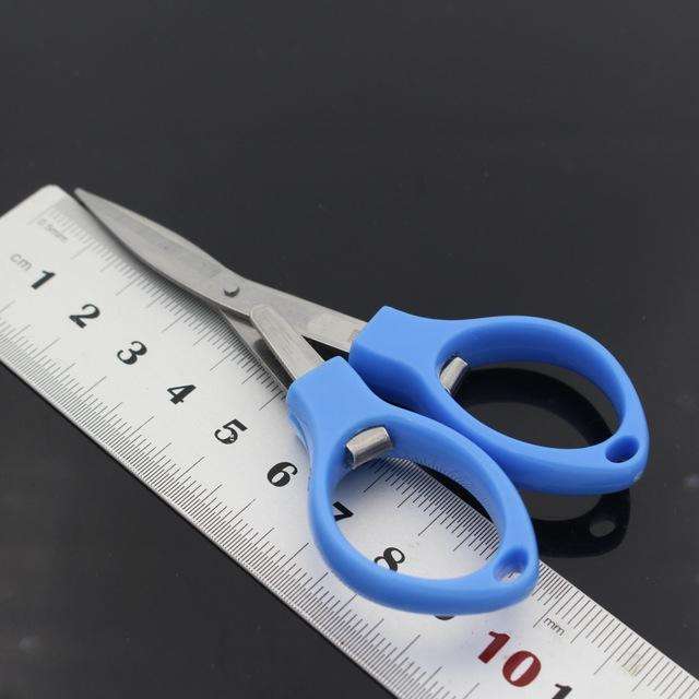 Stainless Steel Foldable Mini Scissors Tool(Random Color Delivery)