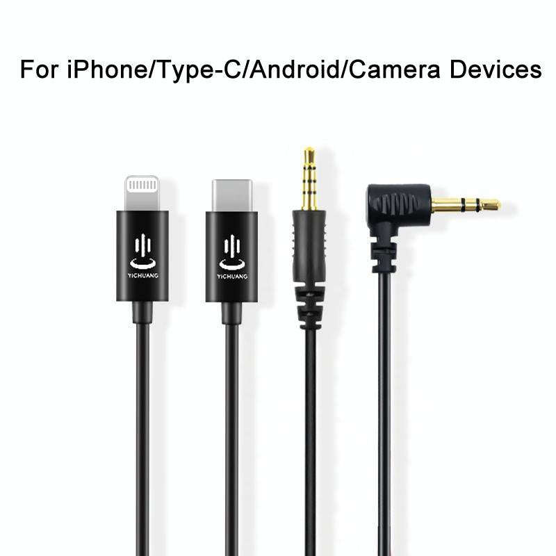 3.5mm TRS to TRRS For Rode Microphone YICHUANG Adapter Audio Cable