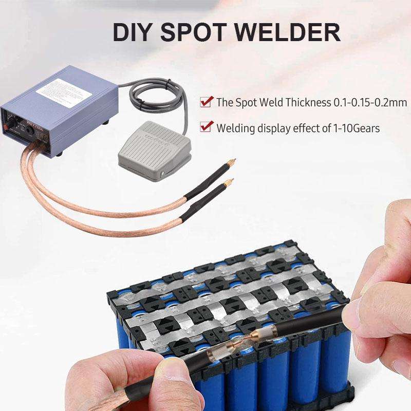 Portable 18650 Battery Spot Welder 5000W High Power Handheld Spot Welding Machine, Style: Automat...