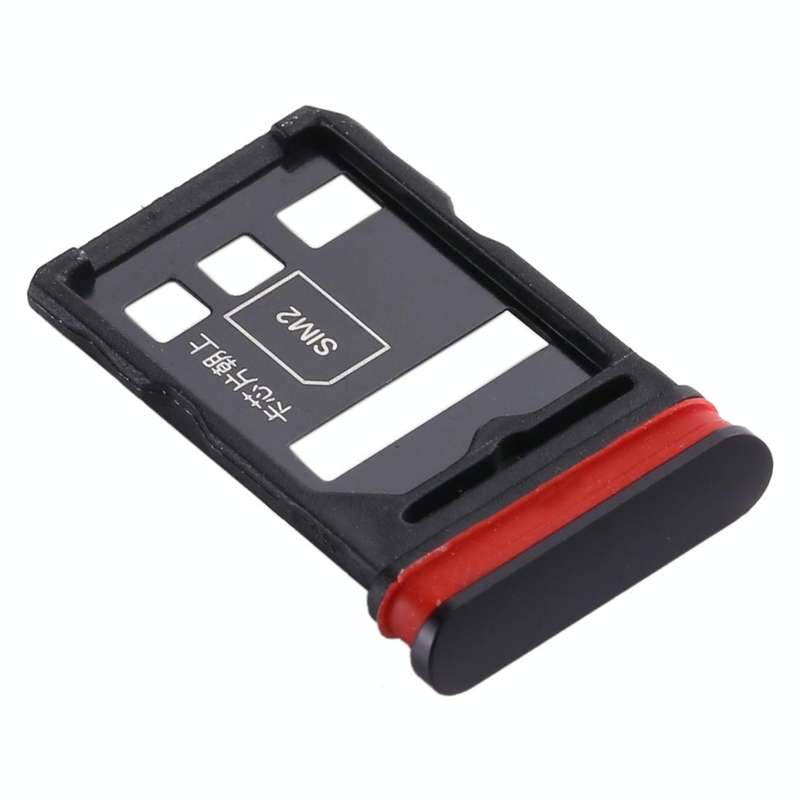 SIM Card Tray + SIM Card Tray for Honor V30 Pro / Honor V30(Black)