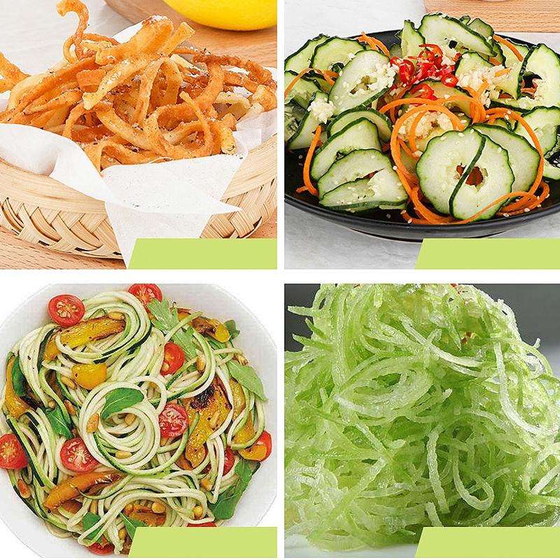 Vegetable Spiralizer Multifunctional Manual Vegetable Cutter Slicer