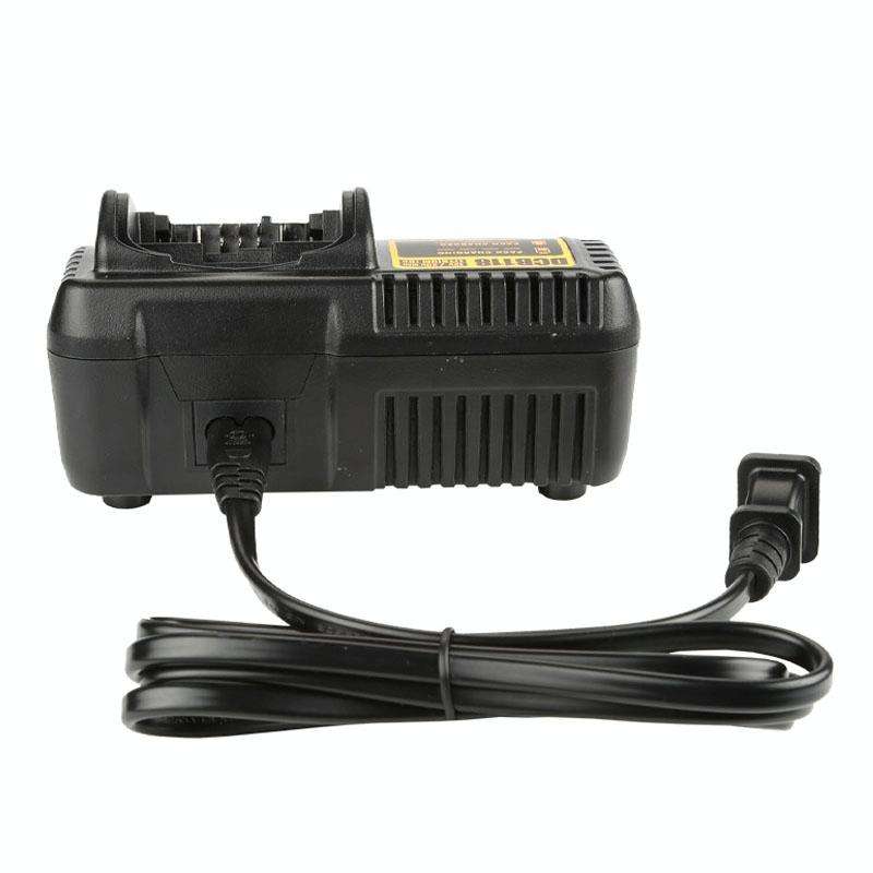 DCB118 For Dewalt 12V-20V Electric Tool Battery Charger, Plug: US (Black)