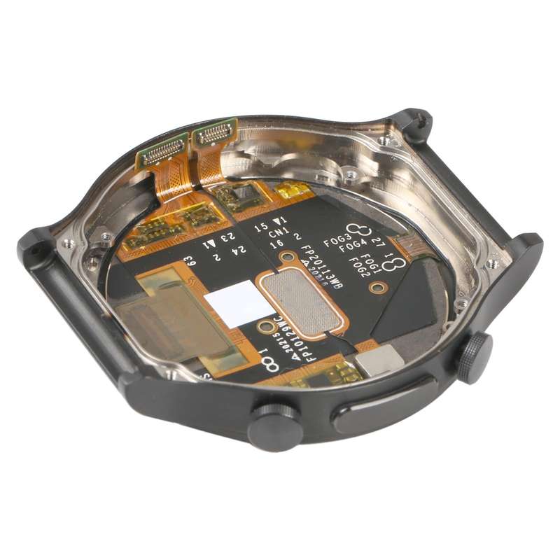 Original Sapphire Material LCD Screen and Digitizer Full Assembly With Frame for Huawei Watch GT ...