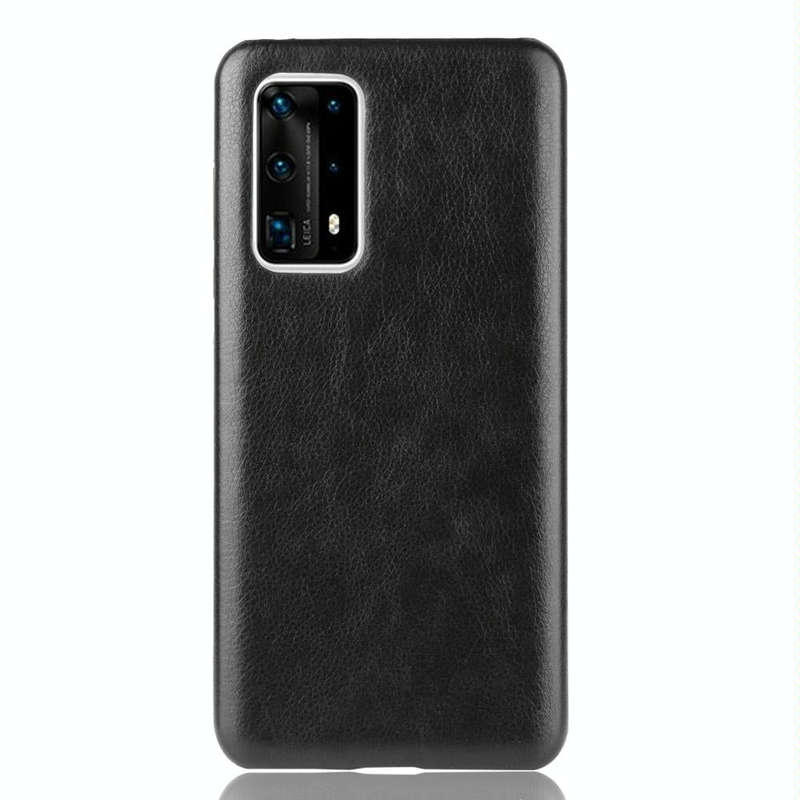 For Huawei P40 Pro+/P40 Pro Plus Shockproof Litchi Texture PC + PU Case(Black)