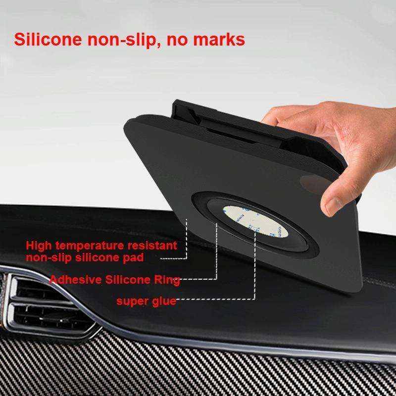 Car Sunshade Anti-Reflective Phone Tablet Holder Compatible with Folding Screen Phones(Matte Black)