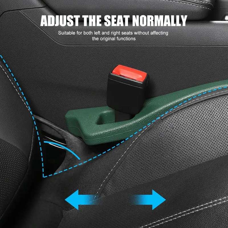1 Pair Car Seat Gap Bar Car Interior Armrest Box Gap Leak-proof Filler (Beige)