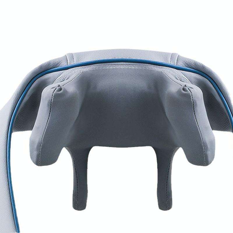 Electric Neck And Shoulder Massager Shiatsu Back Neck Massager With Heat(White)