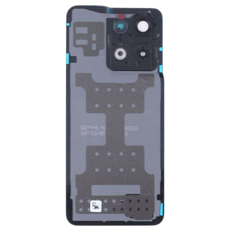 For OPPO Reno8 Original Battery Back Cover with Camera Lens Cover(Black)