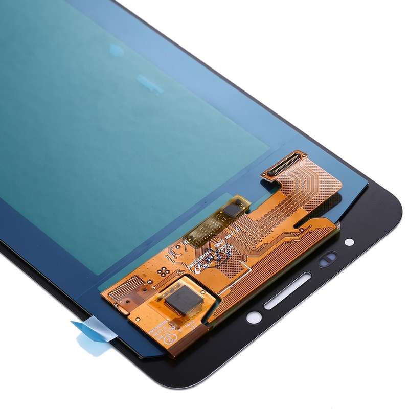 Oled LCD Screen for Galaxy C7 with Digitizer Full Assembly (White)