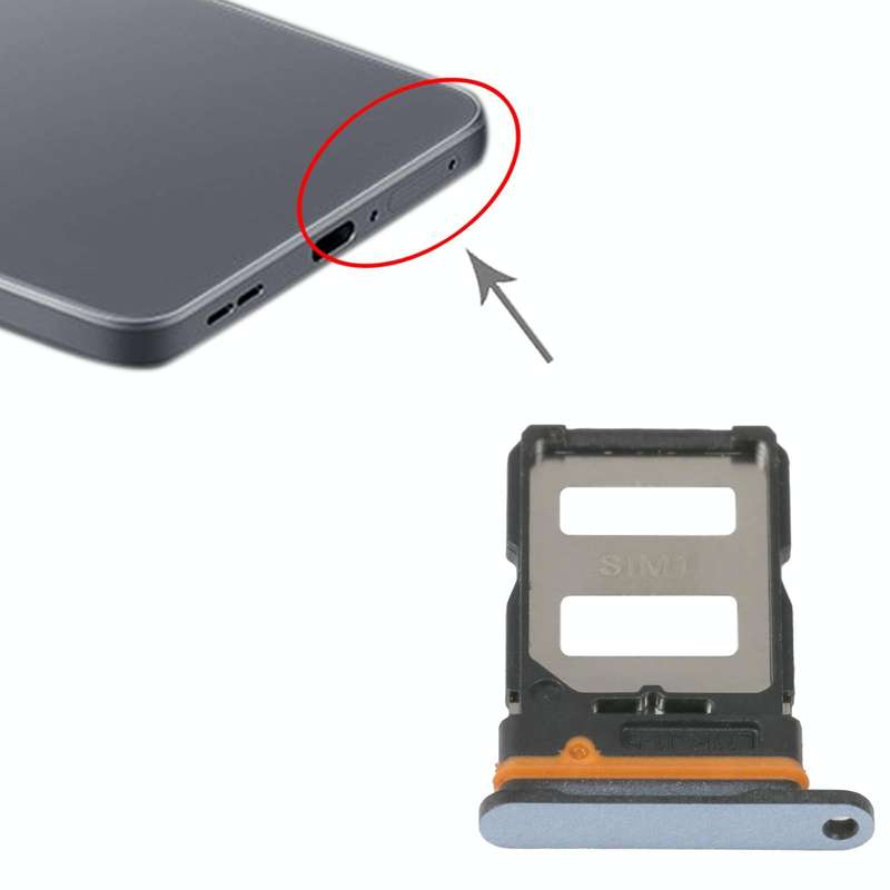 SIM Card Tray + SIM Card Tray For Xiaomi Redmi K40s (Blue)