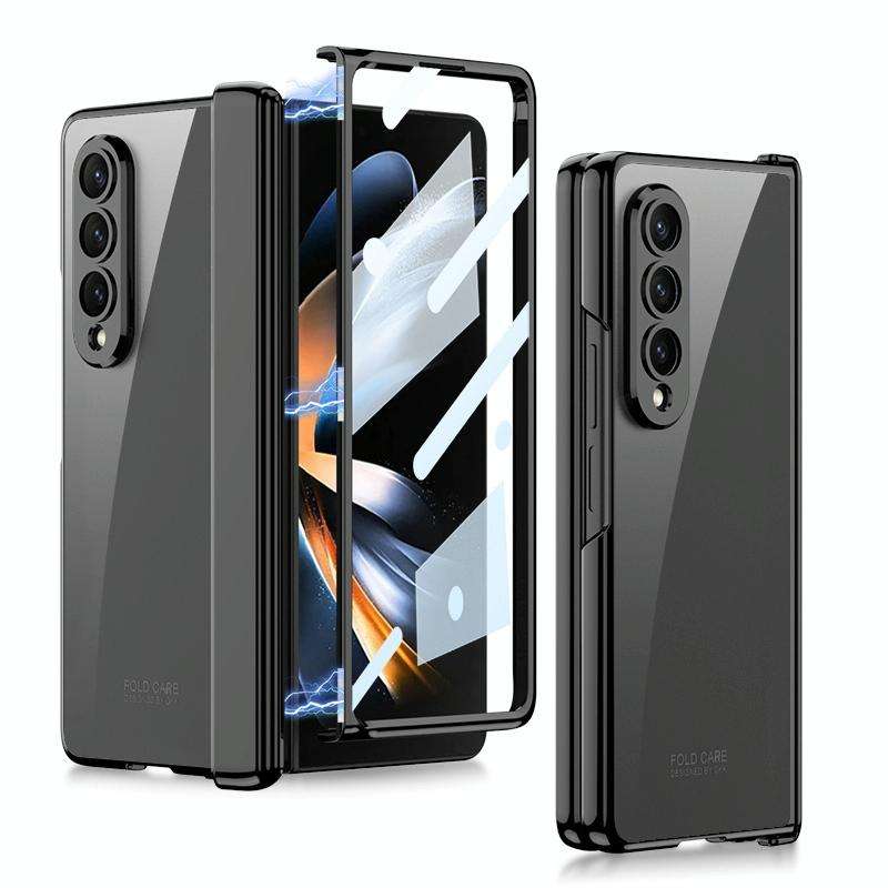 For Samsung Galaxy Z Fold4 GKK Magnetic Hinged Phantom Folding Phone Case(Black)