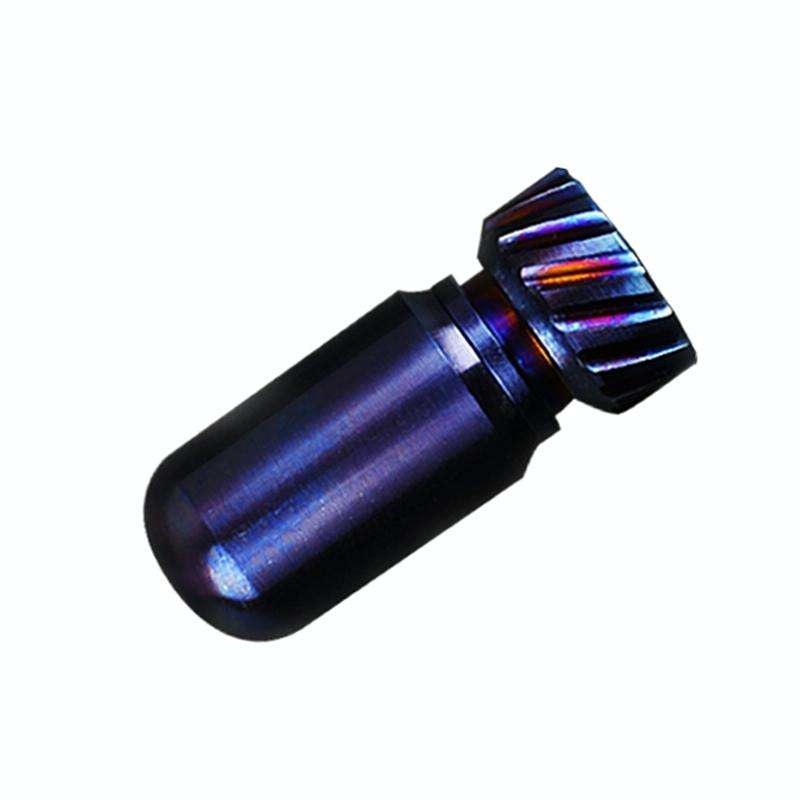 Portable Pure Titanium Mini Waterproof Warehouse Sealed Jar Pill Box, Color: Baked Blue
