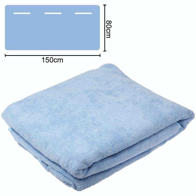 Magic Towel Bath Towel Clothes Beach Towel Dress for Adults, Size: 150 x 80cm(Blue)