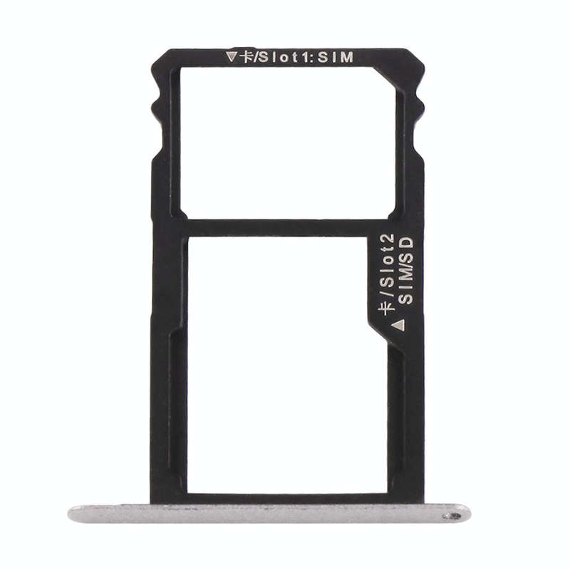 For Huawei Honor 7 Nano SIM Card Tray + Nano SIM / Micro SD Card Tray(Grey)