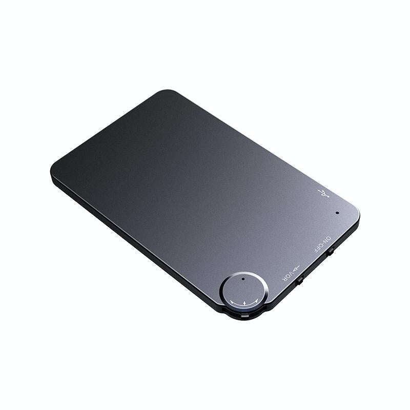 K2 Portable Ultra-thin Card Voice Recorder, Capacity:4GB(Black)